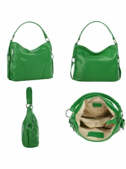 Samantha Look Taschen & Rucksäcke<Damen Handtasche grün uni