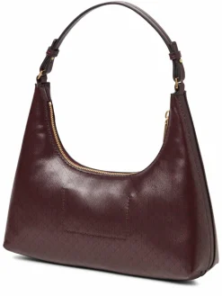 Calvin Klein Taschen & Rucksäcke<Damen Handtasche aubergine schwarz gemustert