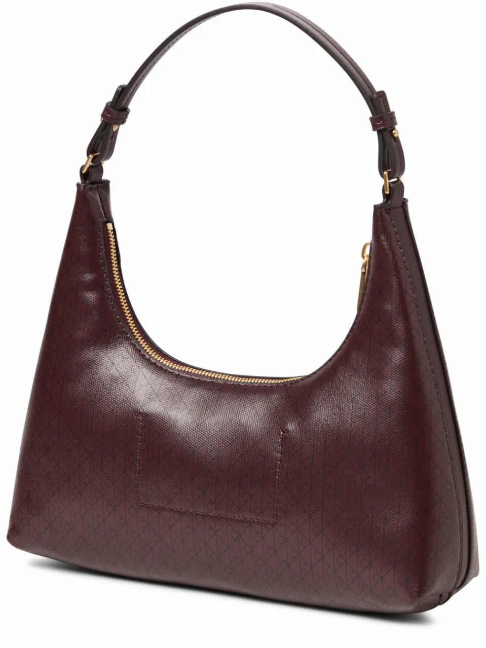 Calvin Klein Taschen & Rucksäcke<Damen Handtasche aubergine schwarz gemustert