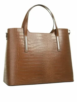 Cluty Taschen & Rucksäcke<Damen Handtasche cognac uni
