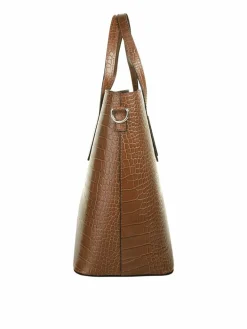 Cluty Taschen & Rucksäcke<Damen Handtasche cognac uni