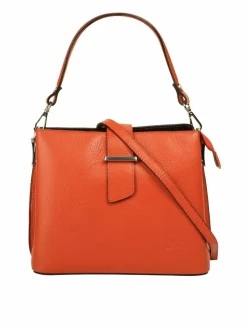 Cluty Taschen & Rucksäcke<Damen Handtasche orange uni