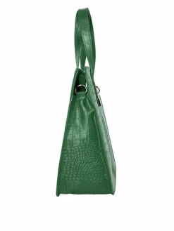Cluty Taschen & Rucksäcke<Damen Handtasche grün uni