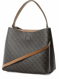 L.Credi Taschen & Rucksäcke<Damen Handtasche - Filiberta schoko cognac gemustert