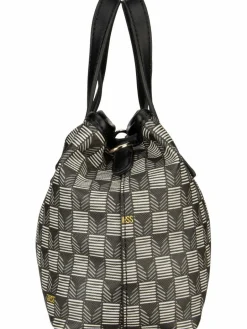 GUESS Taschen & Rucksäcke<Damen Handtasche - G Wave Mini schwarz uni