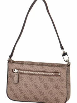 GUESS Taschen & Rucksäcke<Damen Handtasche - Noelle II Mini Top Zip SHB 72720 Logo braun uni