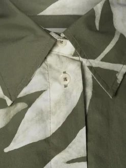 Marc O'Polo Blusen<Damen Hemdbluse oliv bedruckt