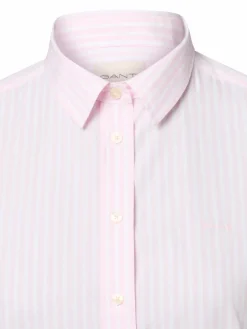 Gant Blusen<Damen Hemdbluse rosa weiß gestreift