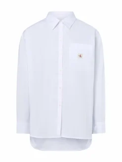 Calvin Klein Jeans Blusen<Damen Hemdbluse weiß uni