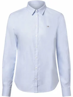 Gant Blusen<Damen Hemdbluse hellblau uni