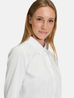 Betty Barclay Blusen<Damen Hemdbluse weiß uni