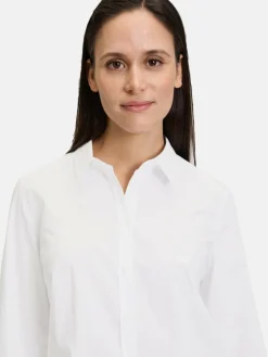 Betty Barclay Blusen<Damen Hemdbluse weiß uni