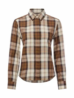 Marc O'Polo Blusen<Damen Hemdbluse braun beige kariert