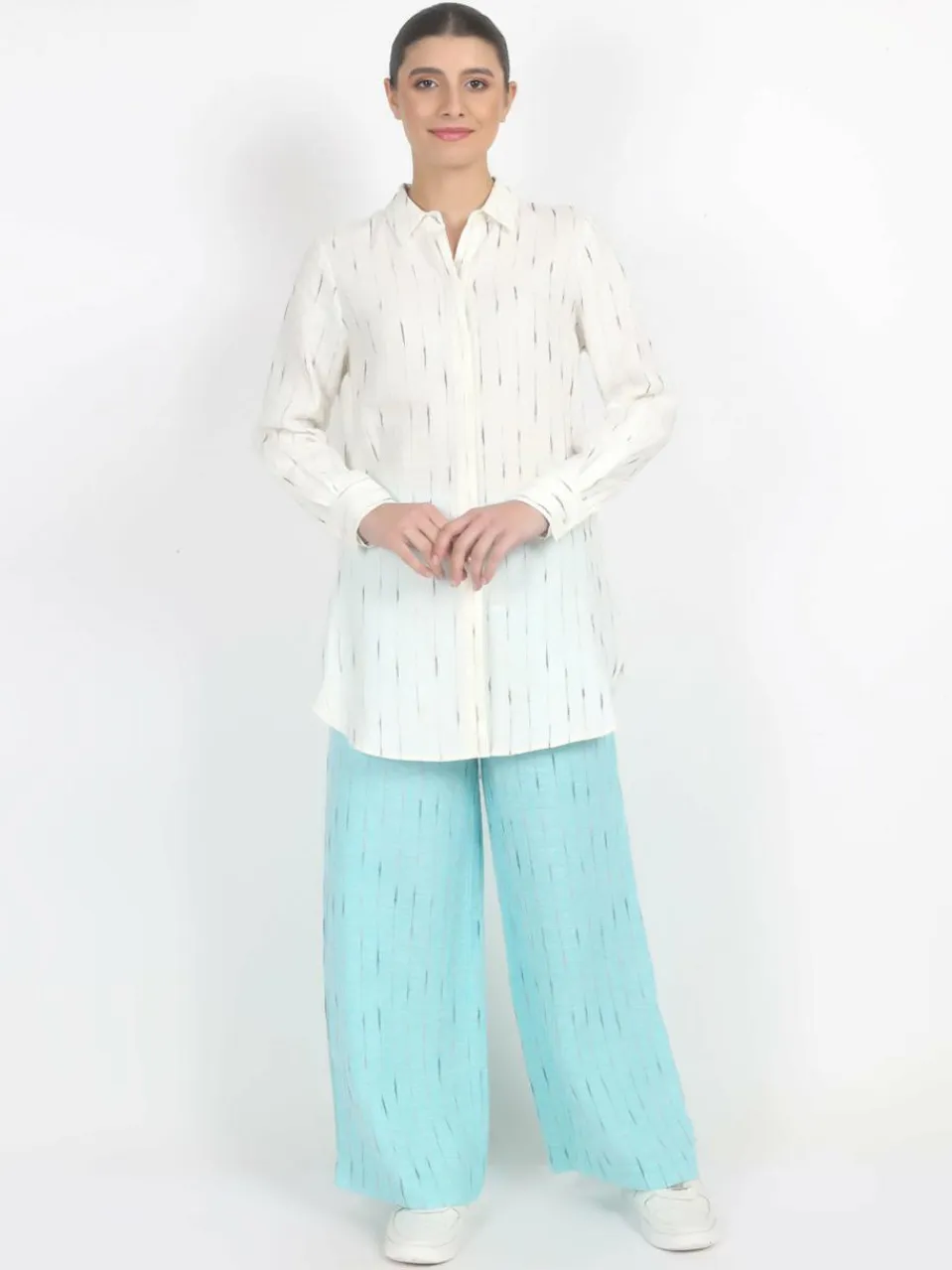 Vicci Germany Blusen<Damen Hemdbluse ecru bedruckt