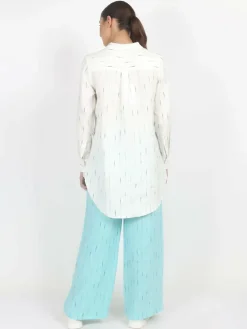 Vicci Germany Blusen<Damen Hemdbluse ecru bedruckt