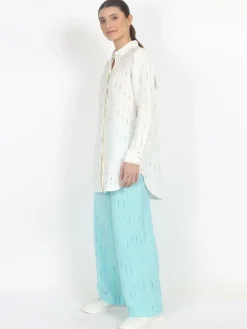 Vicci Germany Blusen<Damen Hemdbluse ecru bedruckt