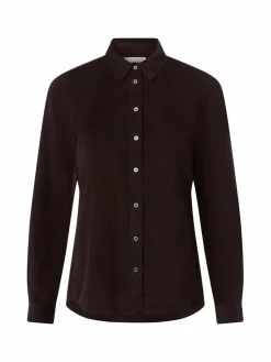 Marc O'Polo Blusen<Damen Hemdbluse schoko strukturiert