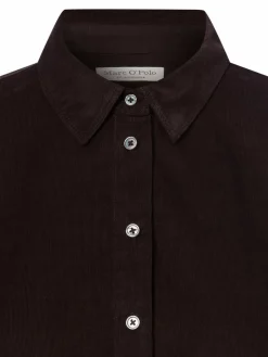 Marc O'Polo Blusen<Damen Hemdbluse schoko strukturiert