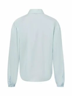 BOSS Orange Blusen<Damen Hemdbluse - Barby hellblau uni