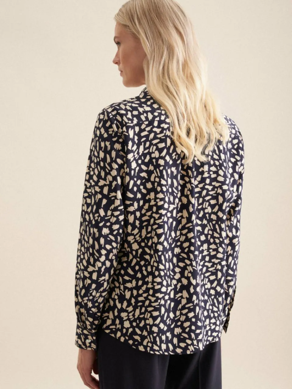 Damen Seidensticker Blusen>Damen Hemdbluse - Druck