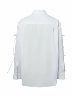 HUGO Blusen<Damen Hemdbluse - Evangelina weiß uni