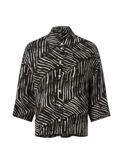 Damen Opus Blusen>Damen Hemdbluse - Fiana Palm Leaves