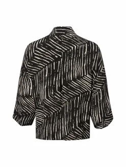 Damen Opus Blusen>Damen Hemdbluse - Fiana Palm Leaves