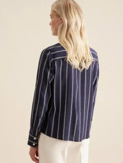 Damen Seidensticker Blusen>Damen Hemdbluse - Kettenprint