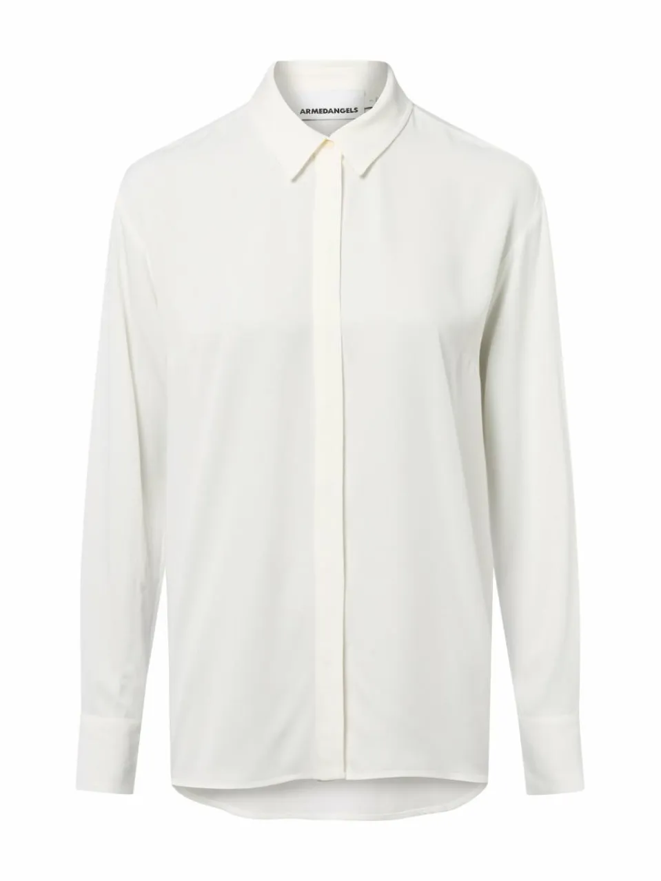 ARMEDANGELS Blusen<Damen Hemdbluse - Larisaana ecru uni