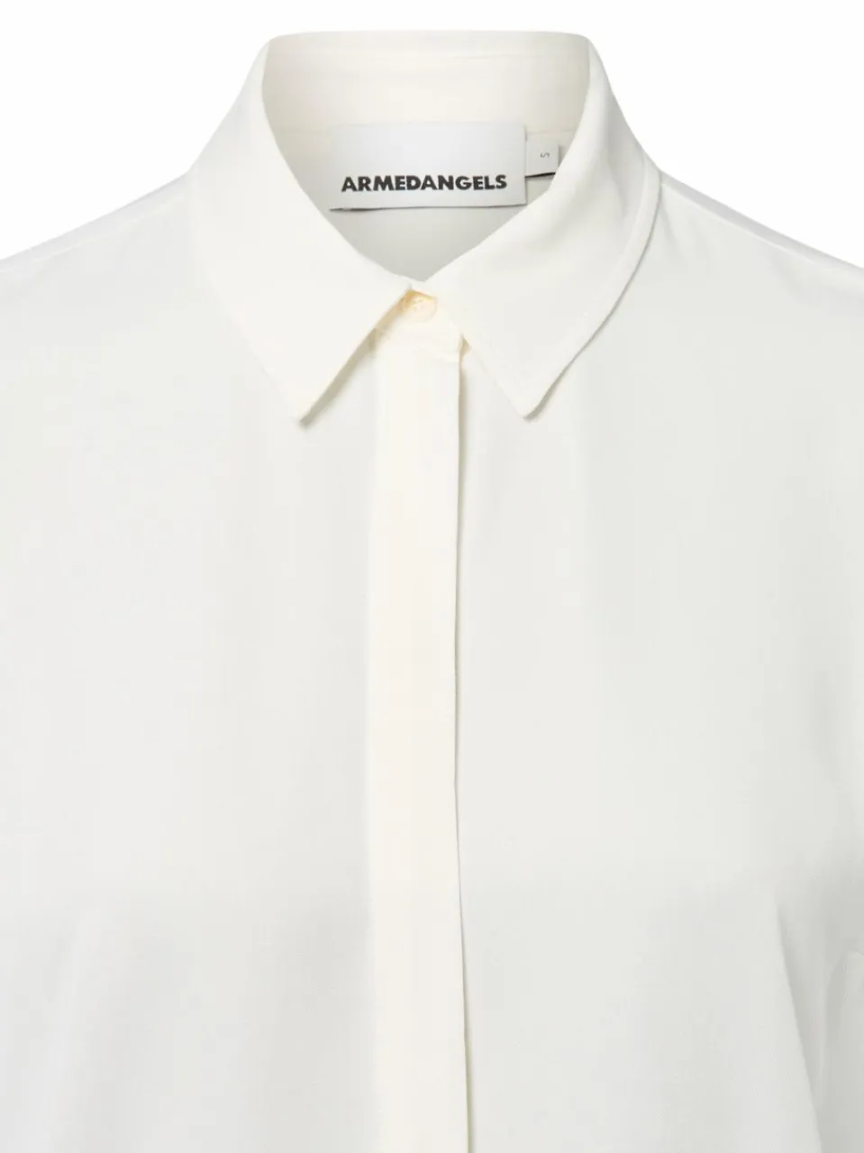 ARMEDANGELS Blusen<Damen Hemdbluse - Larisaana ecru uni