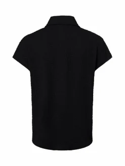 Opus Blusen<Damen Hemdbluse - Samsi schwarz uni