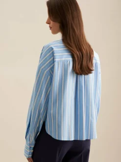 Damen Seidensticker Blusen>Damen Hemdbluse - Streifen