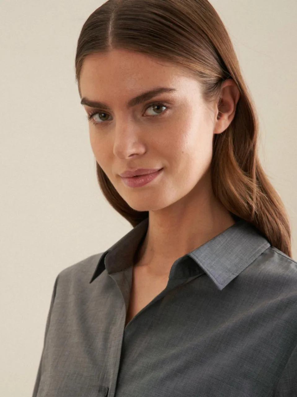 Damen Seidensticker Blusen>Damen Hemdbluse - Uni