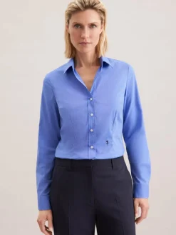 Damen Seidensticker Blusen>Damen Hemdbluse - Uni