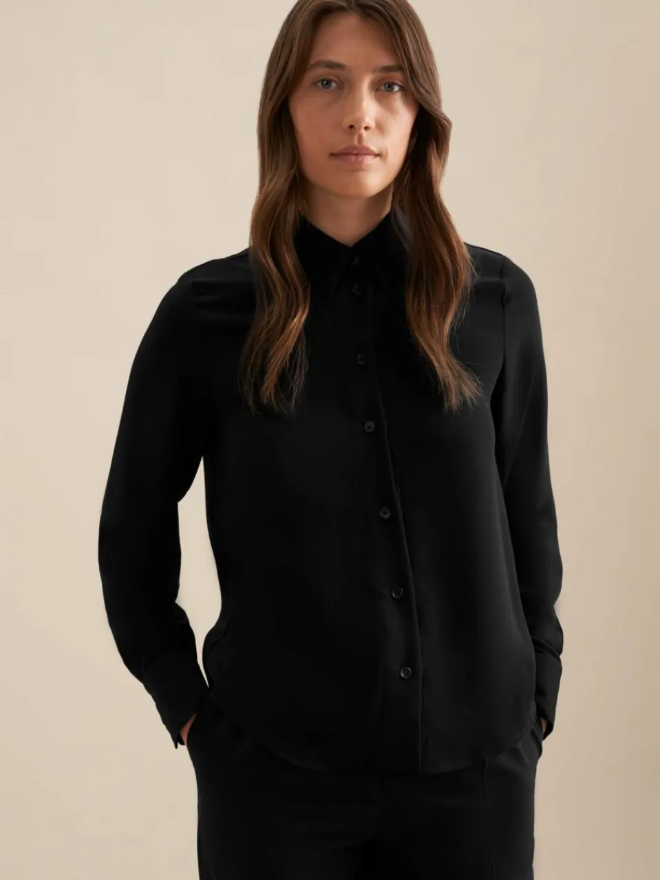 Damen Seidensticker Blusen>Damen Hemdbluse - Uni