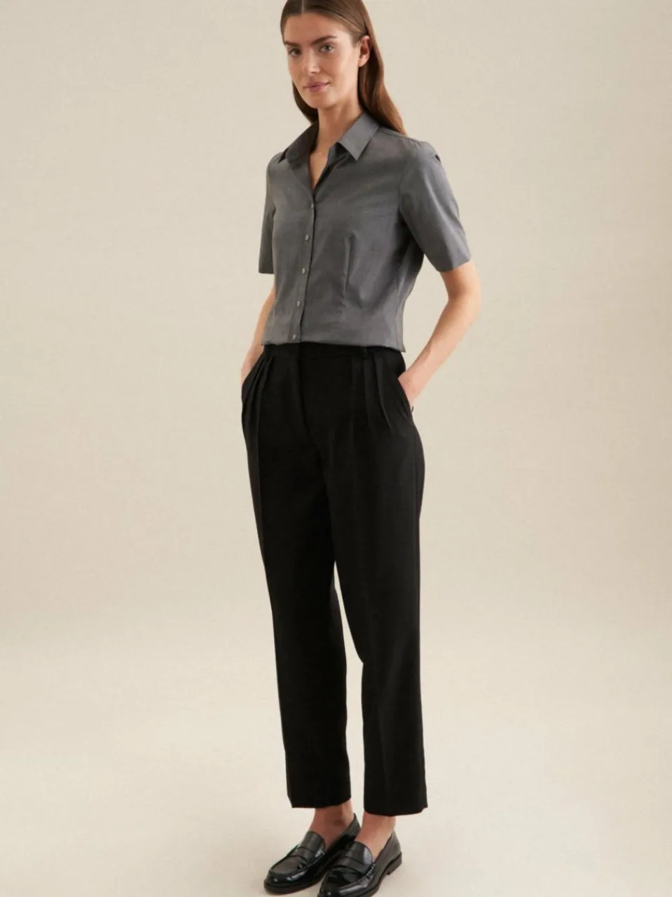 Damen Seidensticker Blusen>Damen Hemdbluse - Uni