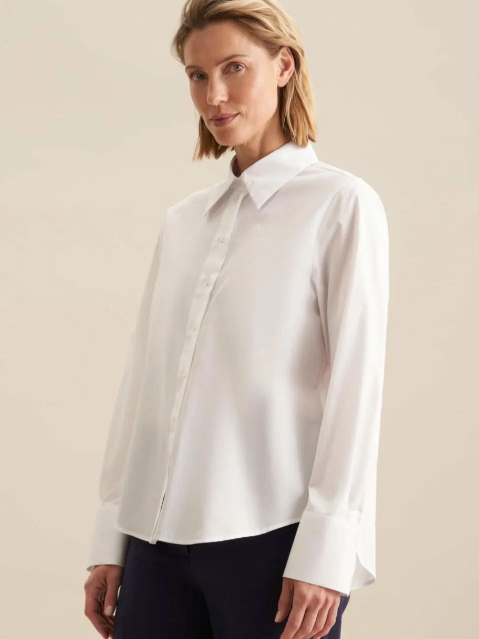 Damen Seidensticker Blusen>Damen Hemdbluse - Uni