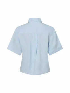 Damen Tommy Hilfiger Blusen>Damen Hemdbluse aus Leinen