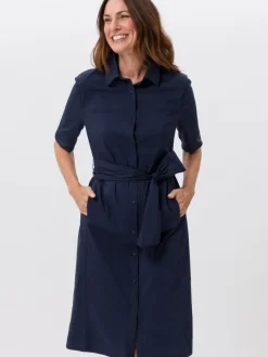 Damen Frank Walder Kleider>Damen Hemdblusenkleid