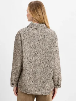 Marie Lund Collection Blusen<Damen Hemdjacke mehrfarbig meliert