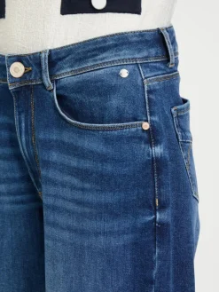 Betty & Co Jeans<Damen High Waisted-Jeans blau uni