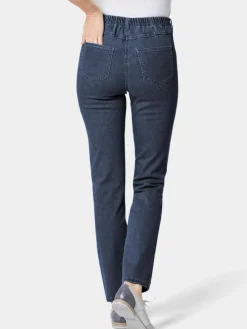 Damen Goldner Jeans>Damen High-Stretch-Jeanshose - Damen Jeans Slim Fit LOUISA mit Stretch-Anteil