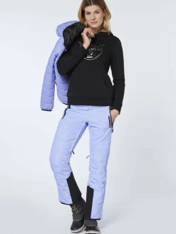 Chiemsee Sweatshirts & Sweatjacken<Damen Hoodie schwarz bedruckt