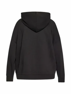 Usha Sweatshirts & Sweatjacken<Damen Hoodie schwarz uni