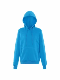 MyMo Sweatshirts & Sweatjacken<Damen Hoodie blau uni