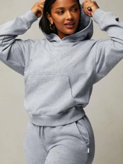 Fabletics Sweatshirts & Sweatjacken<Damen Hoodie - Year Round Terry grau uni