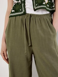 Apricot Hosen<Damen Hose khaki uni