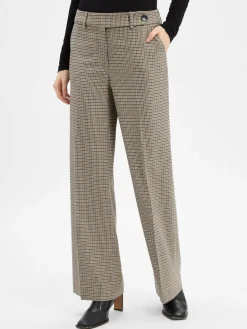 More & More Hosen<Damen Hose beige kariert