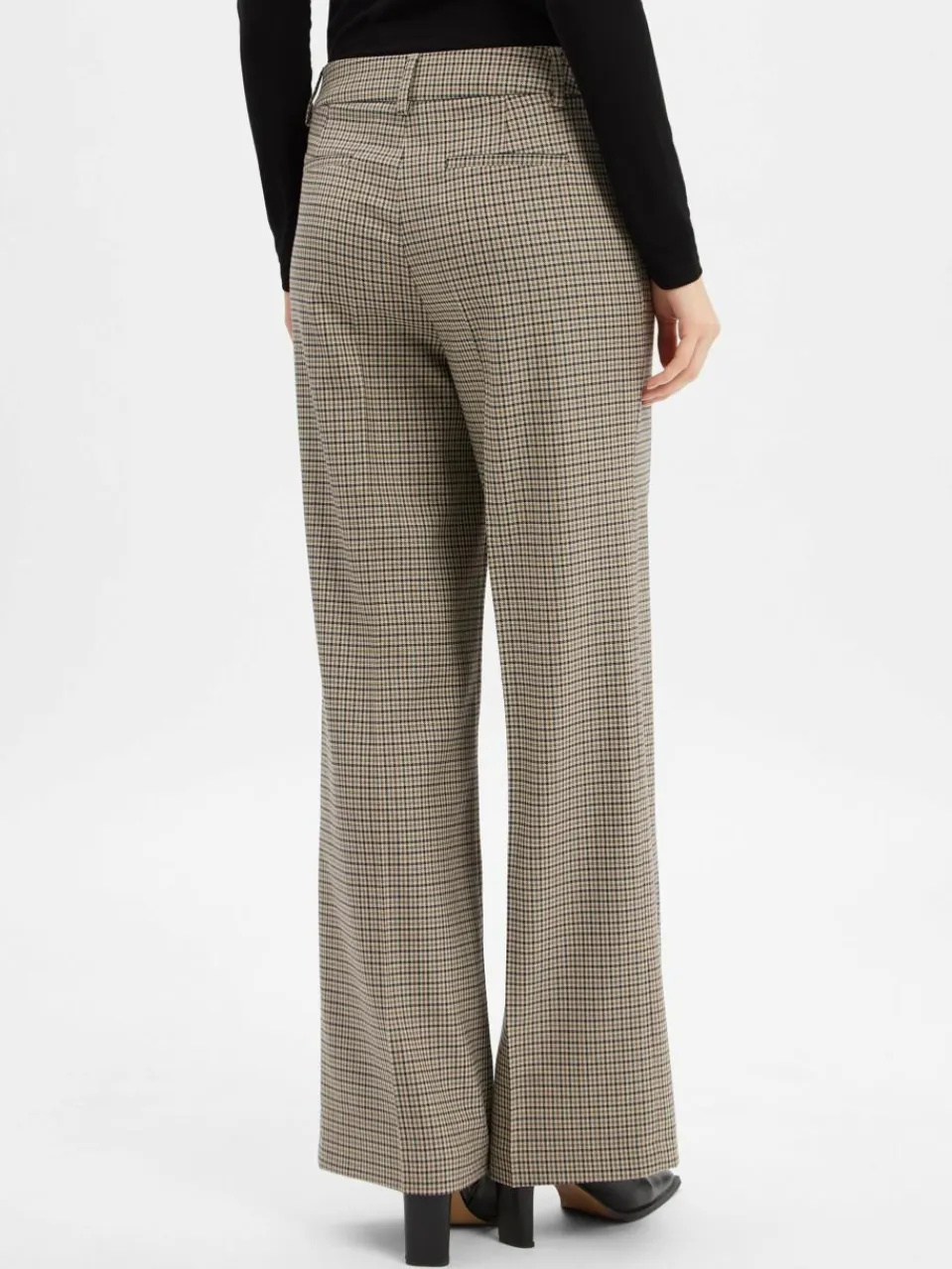 More & More Hosen<Damen Hose beige kariert