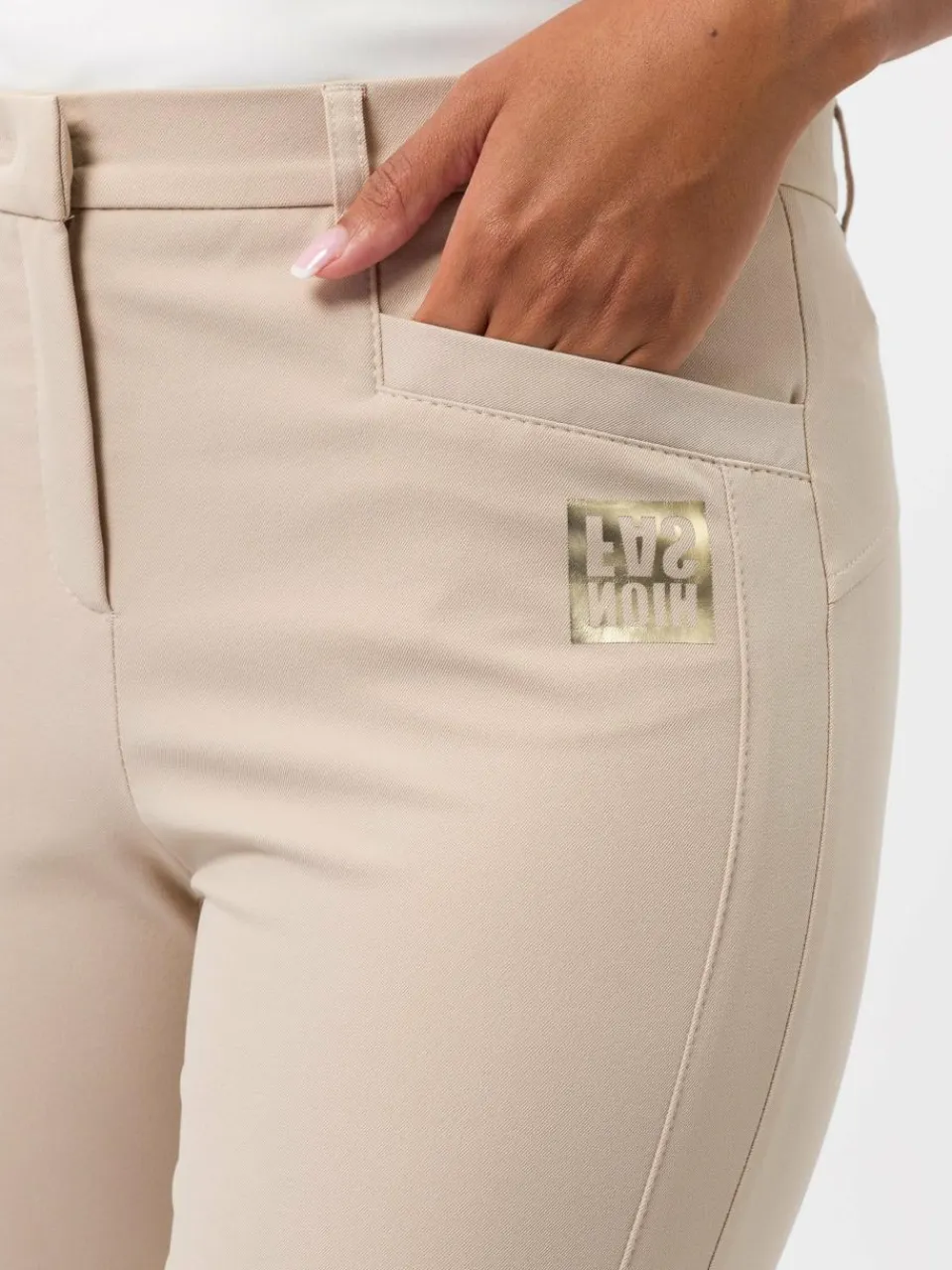 TUZZI Jeans<Damen Hose mehrfarbig uni